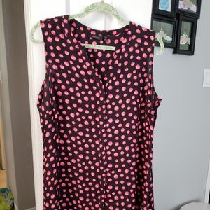 Multi color sleeveless blouse